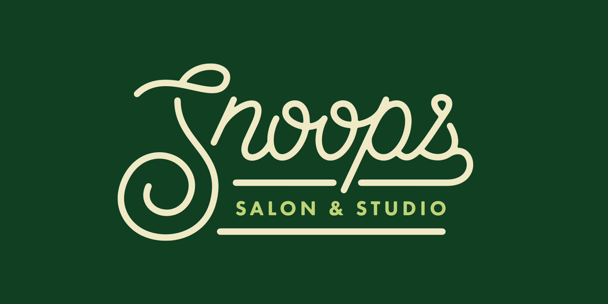 Logo - Snoops Salon & Studio