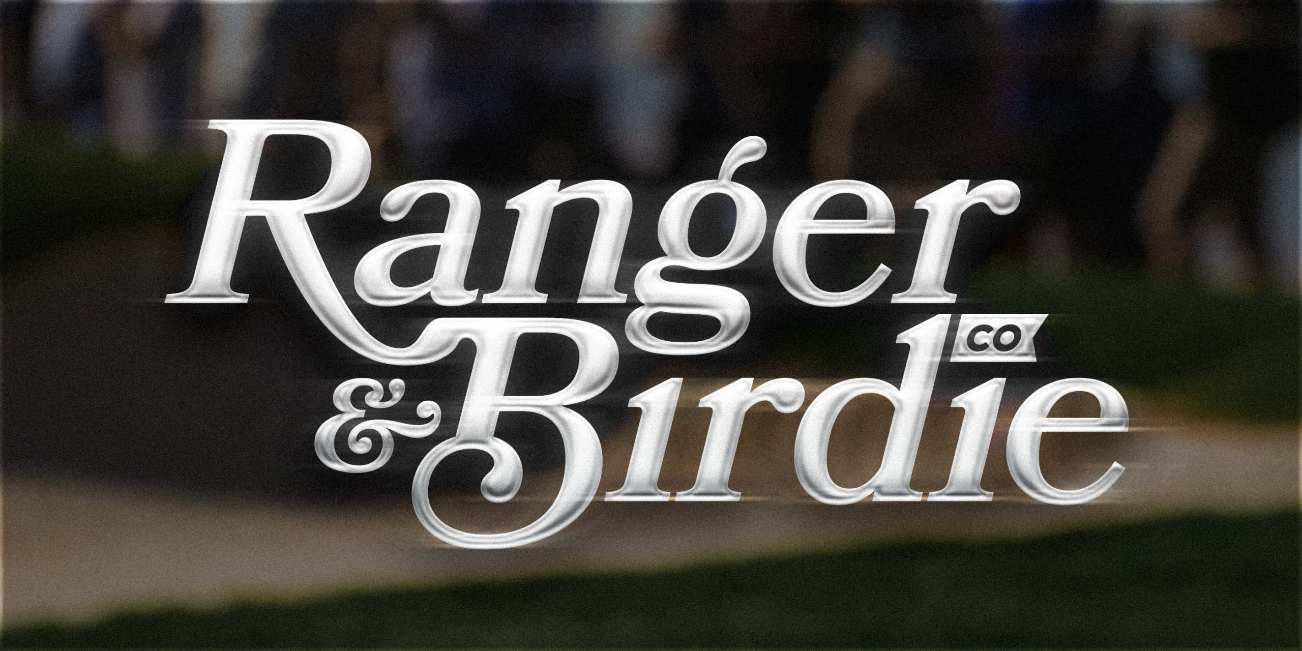 Custom Typography - Ranger & Birdie Golf